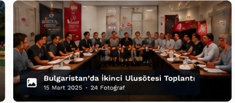 Bulgaristan’da İkinci Ulusötesi Toplantı
